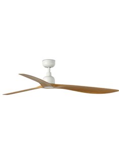 Ventilador de techo sin luz Outwood L - Faro - Ventilador apto para exterior, palas imitación madera 2