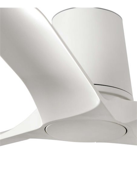 Ventilador de techo sin luz Hey Tub S - Faro - Ventilador blanco, diseño moderno