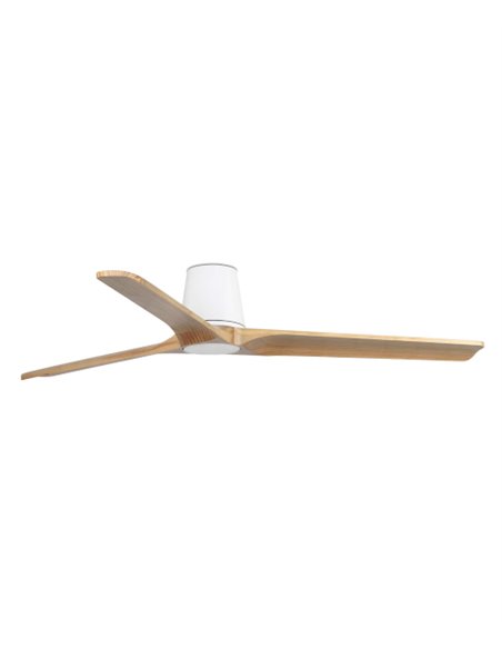 Ventilador de techo sin luz Heywood Tub L - Faro - Ventilador DC con palas de pino