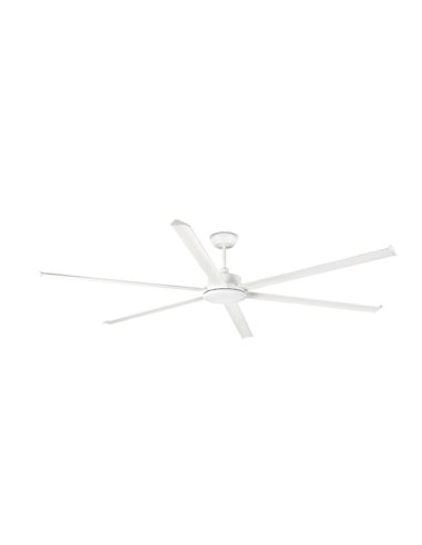 Ventilador de techo Rotterdam 25 XXL - Faro - Ventilador DC blanco, tamaño grande