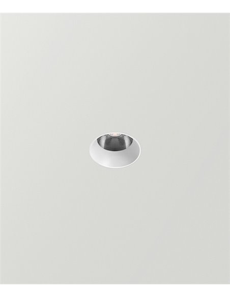 Foco de techo trimless Lens Light - Arkoslight - Diseño redondo, empotrable, Ø 3,7 cm
