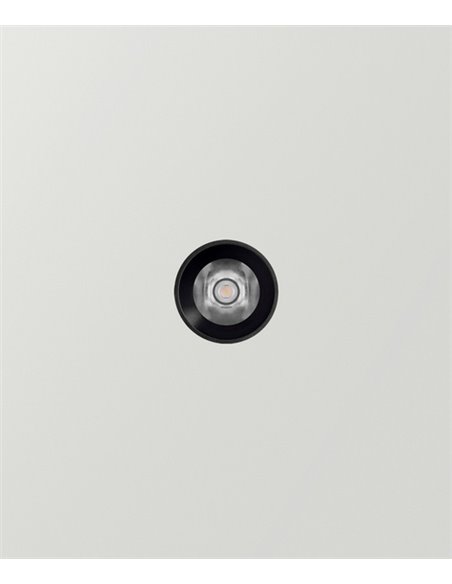 Foco de techo trimless Lens Light - Arkoslight - Diseño redondo, empotrable, Ø 3,7 cm