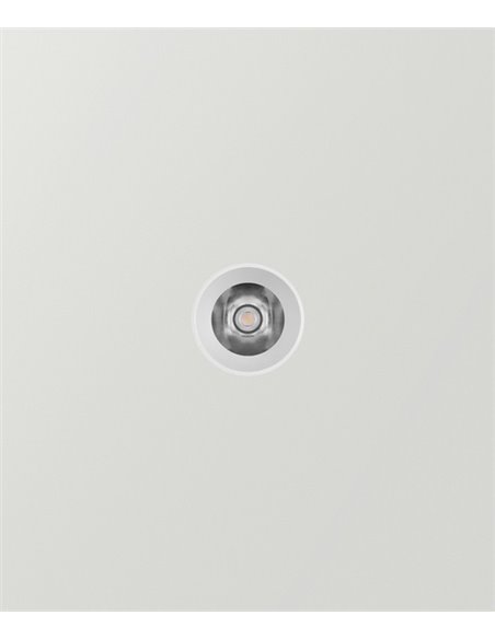Foco de techo trimless Lens Light - Arkoslight - Diseño redondo, empotrable, Ø 3,7 cm