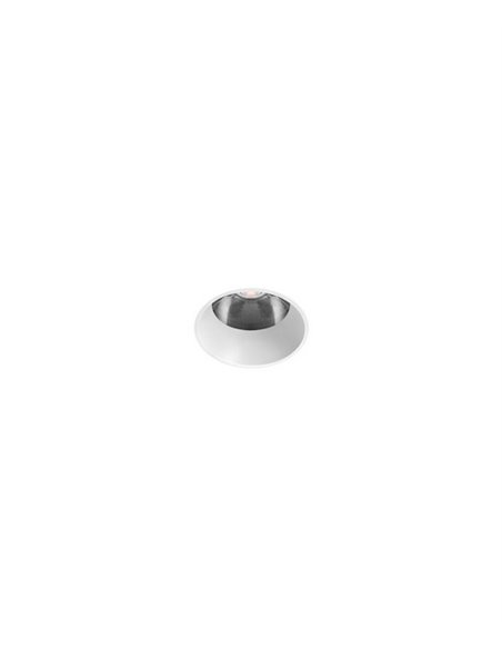 Foco de techo trimless Lens Light - Arkoslight - Diseño redondo, empotrable, Ø 3,7 cm