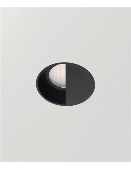 Lámpara empotrable de techo trimless Buddy Wall Washer - Arkoslight - Foco redondo LED, bañador de pared