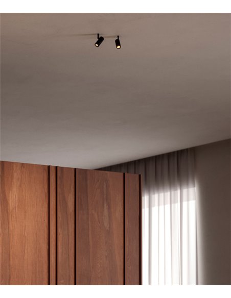 Lámpara foco para carril 24V Coco - Arkoslight - Diseño orientable LED