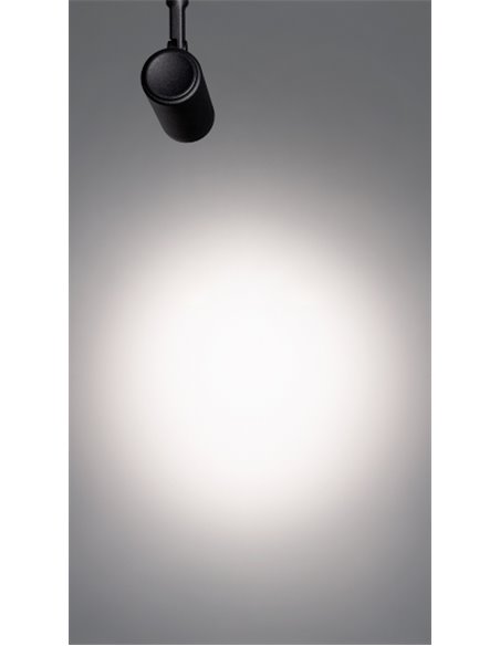 Lámpara foco para carril 24V Coco - Arkoslight - Diseño orientable LED