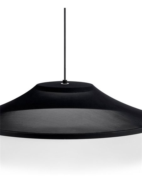 Lámpara colgante Warp - Arkoslight - Pantalla textil, translúcida