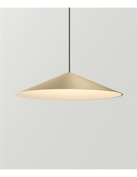 Lámpara colgante Dune - Arkoslight - Lámpara minimalista con pantalla cónica 