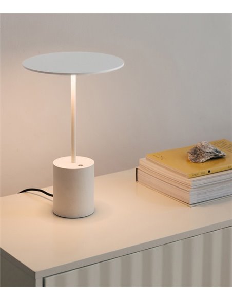 Lámpara de mesa Yoru Big - Arkoslight - Diseño minimalista en blanco o negro