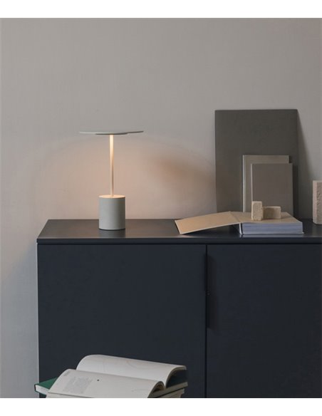 Lámpara de mesa Yoru Big - Arkoslight - Diseño minimalista en blanco o negro