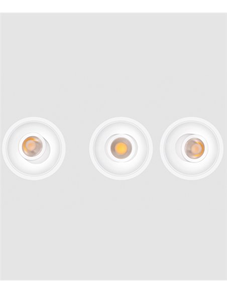 Empotrable de techo de exterior Buddy Tilt - Arkoslight - Lámpara LED, Ø 8,6 cm