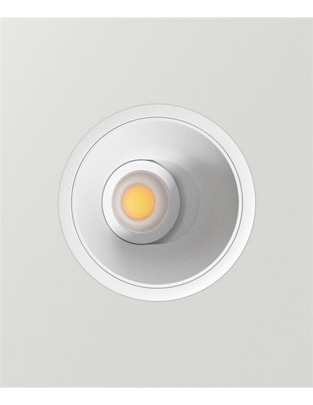 Empotrable de techo de exterior Buddy Tilt - Arkoslight - Lámpara LED, Ø 8,6 cm