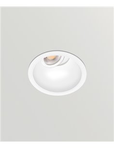 Empotrable de techo de exterior Buddy Tilt - Arkoslight - Lámpara LED, Ø 8,6 cm