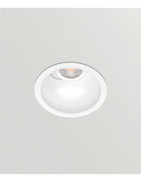 Empotrable de techo de exterior Buddy Tilt - Arkoslight - Lámpara LED, Ø 8,6 cm