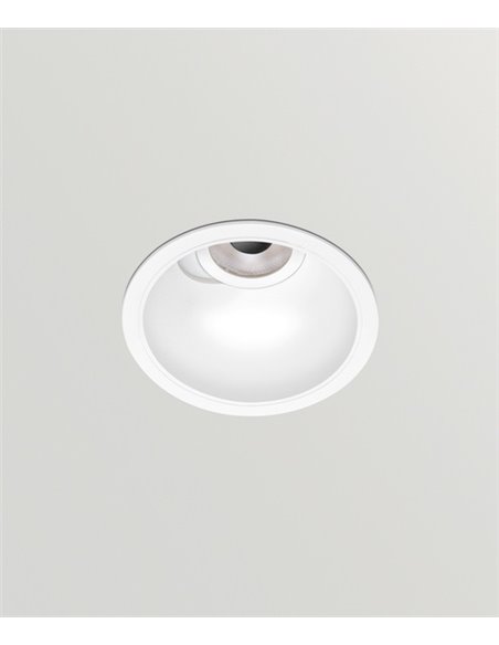 Empotrable de techo de exterior Buddy Tilt - Arkoslight - Lámpara LED, Ø 8,6 cm