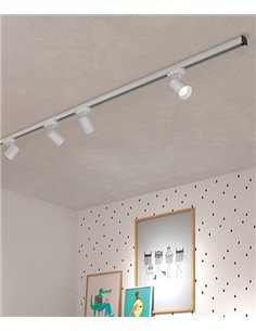 Proyector de carril tilt Ten - Novolux Lighting - Lámpara de superficie orientable
