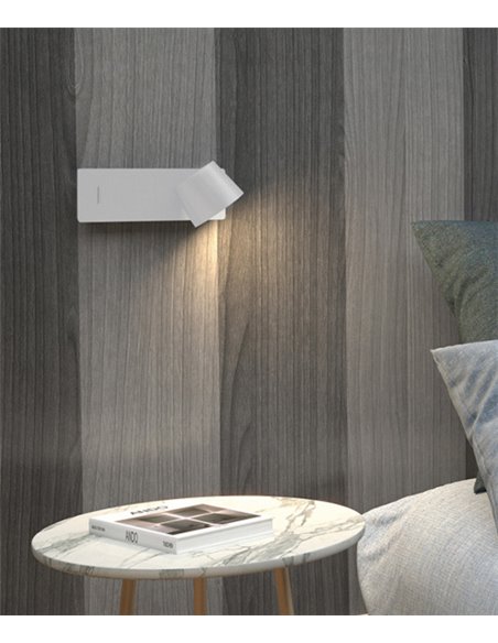 Aplique de pared Serene - Novolux Lighting - Lámpara de lectura con foco orientable