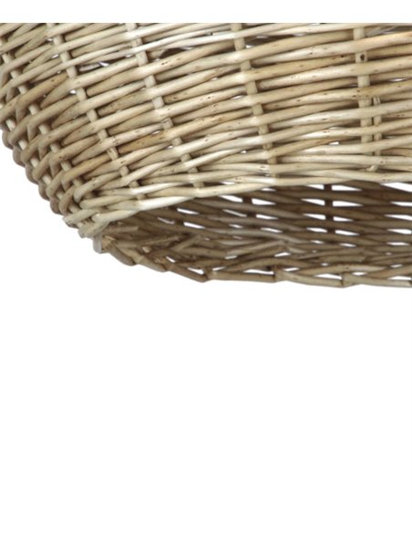 Colgante de techo Natural - Novolux Lighting - Lámpara boho chic con pantalla de mimbre