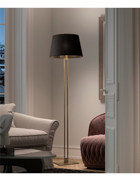 Lámpara de pie Classical - Novolux Lighting - Lámpara elegante, pantalla de tela