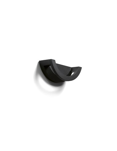 Aplique de pared de exterior Loop - Novolux Lighting - Diseño moderno en negro