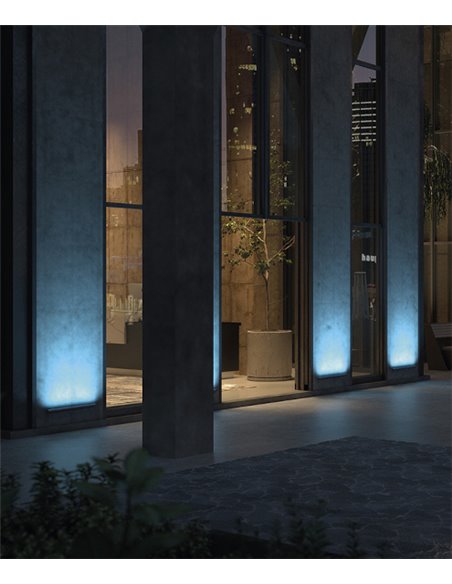 Foco de exterior Riga - Novolux Lighting - Lámpara LED RGB, orientable