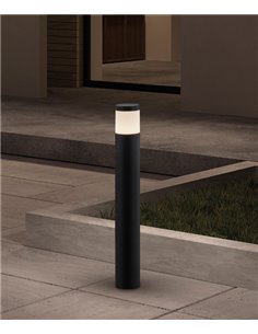Baliza de exterior Ikona - Novolux Lighting - Lámpara de exterior negra