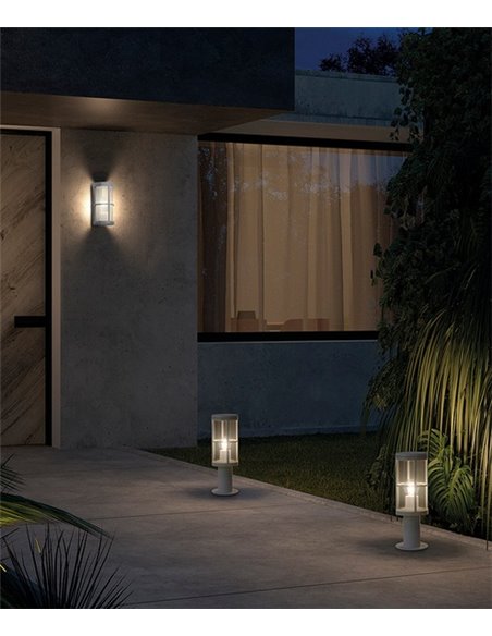 Sobremuro de exterior Lug - Novolux Lighting - Diseño industrial en blanco o antracita