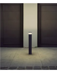 Baliza de exterior Odin - Novolux Lighting - Diseño moderno en antracita