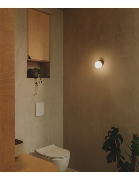 Lámpara de pared/techo Land - Milan - Lámpara de cerámica y vidrio soplado