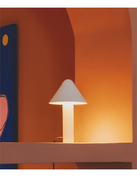 Lámpara de mesa Shita - Milan - Lámpara minimalista con pantalla orientable