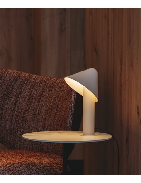Lámpara de mesa Shita - Milan - Lámpara minimalista con pantalla orientable