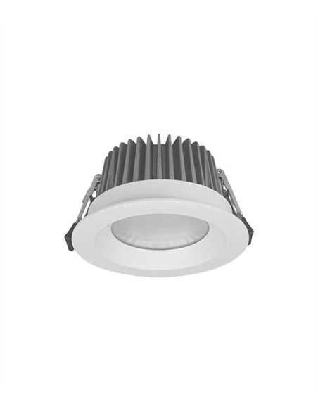 Empotrable de techo Aries 5062 - Conalux - Foco redondo blanco, apto exterior (IP65)