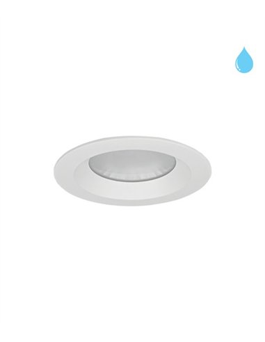 Empotrable de techo Aries 5062 - Conalux - Foco redondo blanco, apto exterior (IP65)