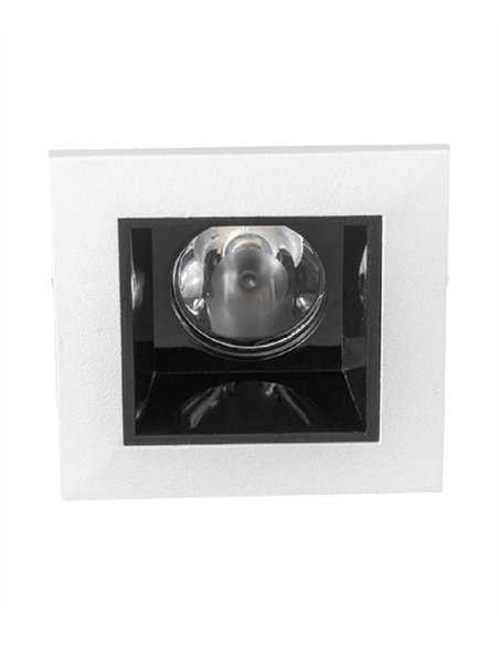 Foco de techo FE22 - Conalux - Downlight cuadrado, blanco