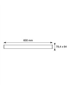Lámpara de techo 6016 - Conalux - Lámpara lineal de superficie, kit colgante incluido 2