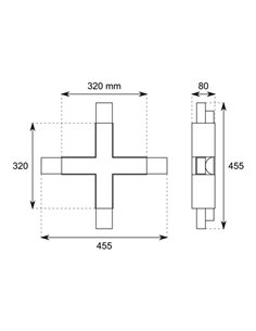 Conector en "X" modelo 6016 - Conalux 2
