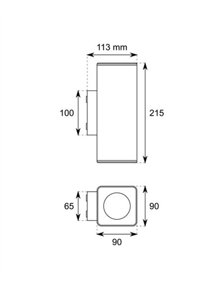 Aplique de pared 902 - Conalux - Lámpara de exterior (IP54)