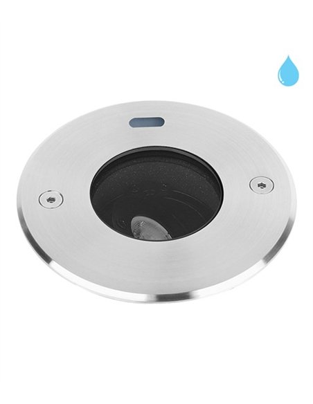 Foco empotrable de exterior Kiev - Conalux - Lámpara de suelo de aluminio, basculante