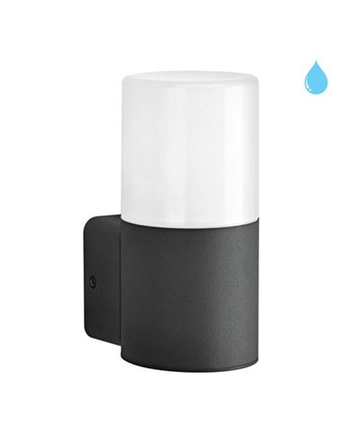 Aplique de pared de exterior Palma - Conalux - Lámpara en gris antracita, IP44