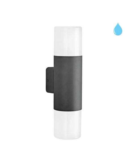 Lámpara de pared de exterior Palma - Conalux - Aplique con 2 luces, IP44