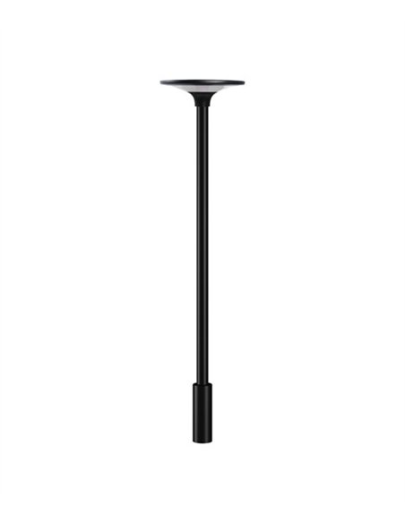Farola de exterior solar - Conalux - Lámpara urbana, negra