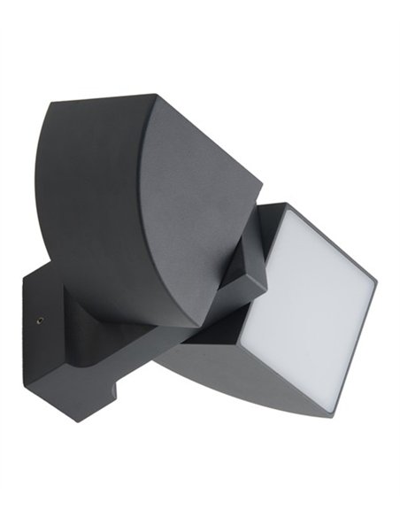 Aplique de pared de exterior Zenit - Conalux - Lámpara con 2 luces orientables