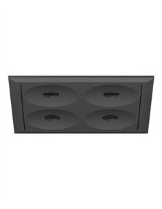 Lámpara empotrable Dot - Conalux - Foco de 4 luces, negro 2