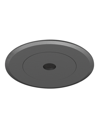 Foco empotrable Dot R - Conalux - Lámpara de techo negra, LED 3W