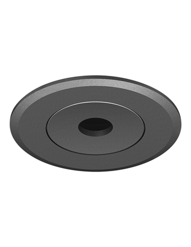 Lámpara empotrable Dot R - Conalux - Foco negro LED 4W