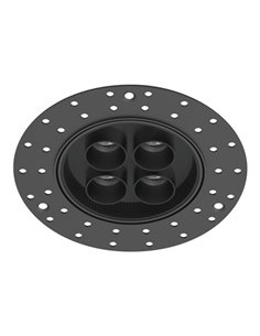 Foco empotrable de techo Hera REP 10W - Conalux - Diseño redondo con 4 focos 2
