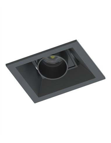 Proyector empotrable Hera S1 - Conalux - Lámpara basculante negra