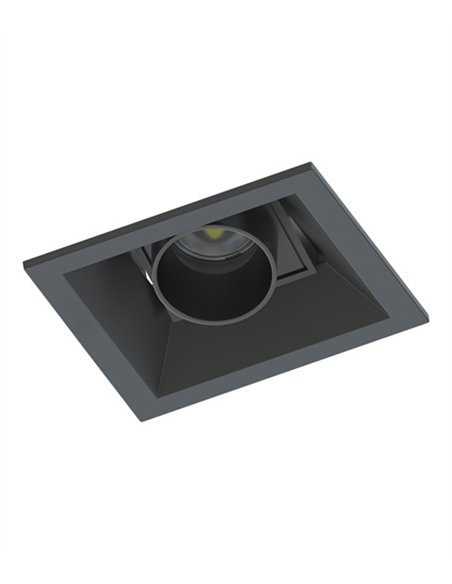 Proyector empotrable Hera S1 - Conalux - Lámpara basculante negra