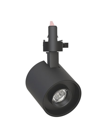 Foco para carril trifásico Hera - Conalux - Proyector orientable negro